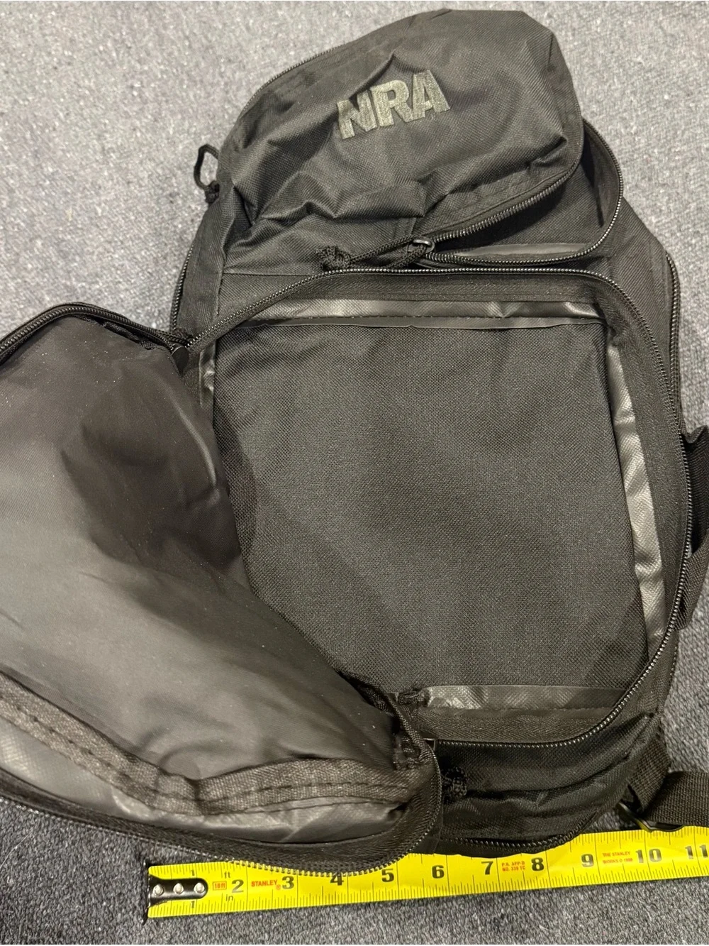 NRA Blackout Black Tactical MOLLE Backpack